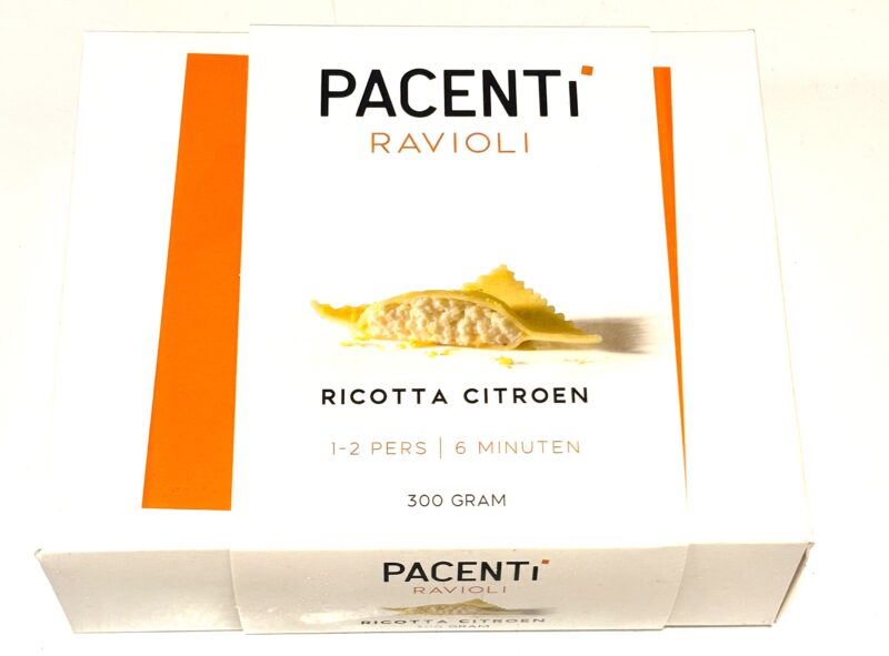 Ravioli ricotta-citroen